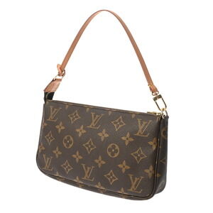 Louis Vuitton Brown Monogram Accessory Pochette Canvas Accessoires